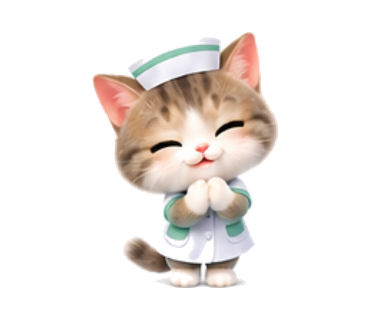 分割して背景を透過した04番の子猫スタンプ