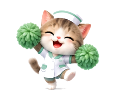 分割して背景を透過した06番の子猫スタンプ